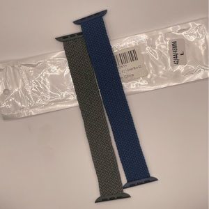 Apple Watch braided strap 42/44/45mm - Large, 2 pk
